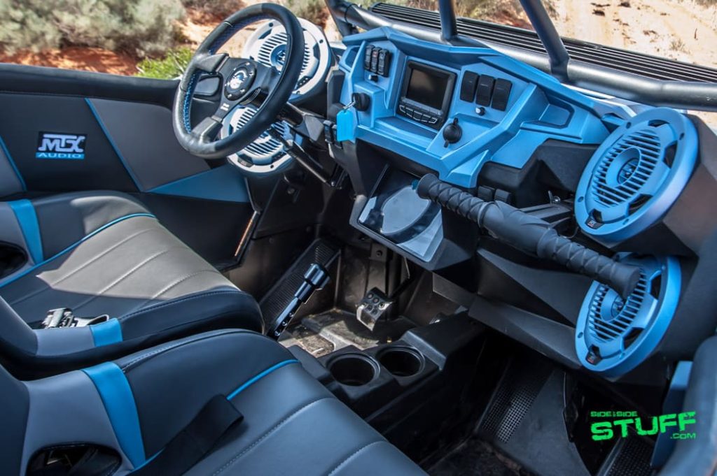 MTX Audio's Blue Thunder Edition Polaris RZR XP 4 Turbo