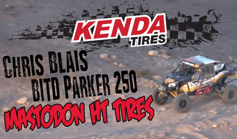 Chris Blais and His Kenda Mastodon HTs Take on the Best in the Desert Parker 250
