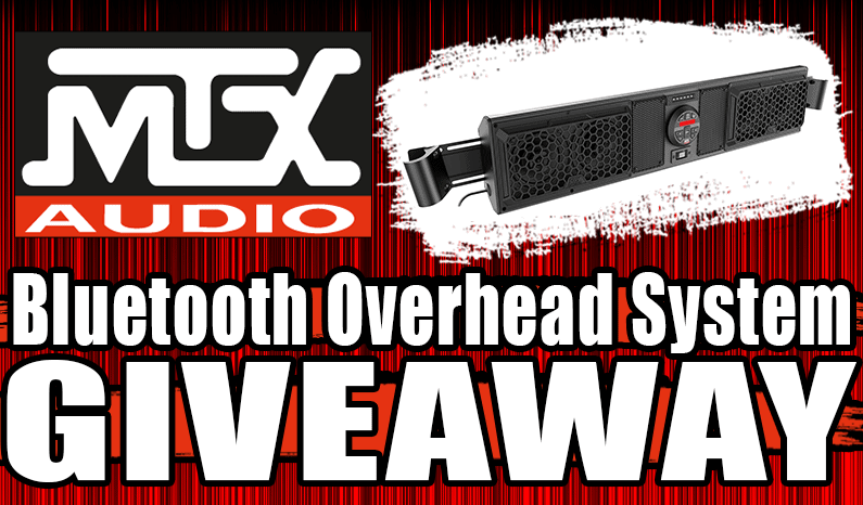 MTX Audio Bluetooth Overhead System Giveaway