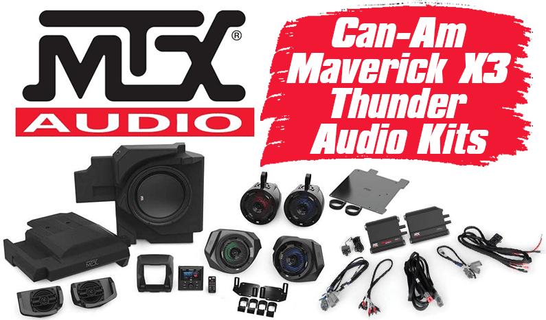 MTX Audio | Can-Am Maverick X3 Thunder Kit Series – Feel the Thunder