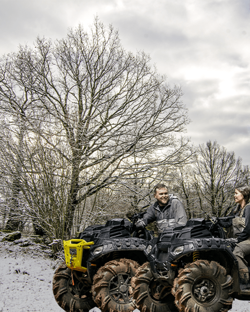 atv, snow, polaris