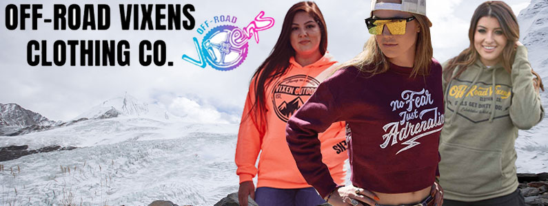 christmas, off-road vixens, snow, hoodies